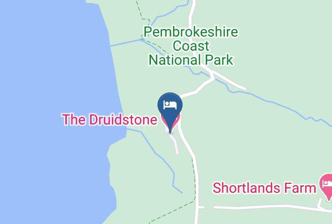 Pembrokeshire - The Druidstone Hotel Maps