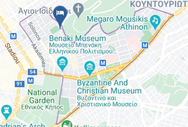 Central Athens - The Duke Boutique Suites Maps