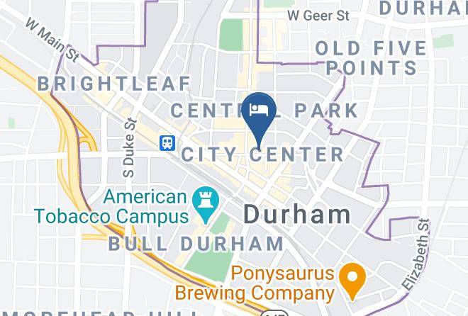 Durham - The Durham Hotel Maps