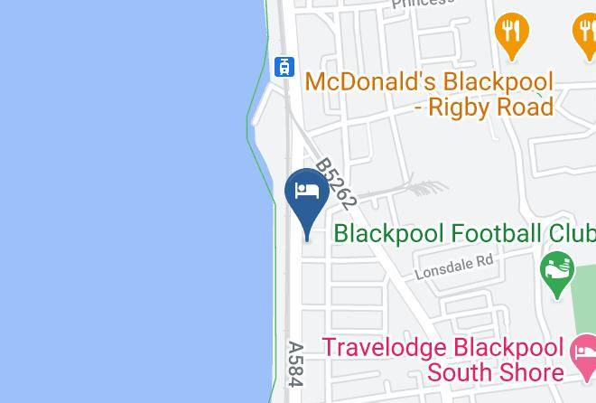 Blackpool - The Dutchman Hotel Maps