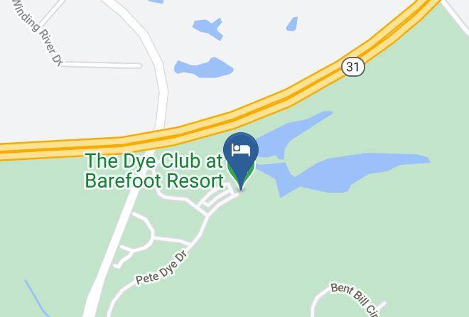 Horry - The Dye Club At Barefoot Resort Maps