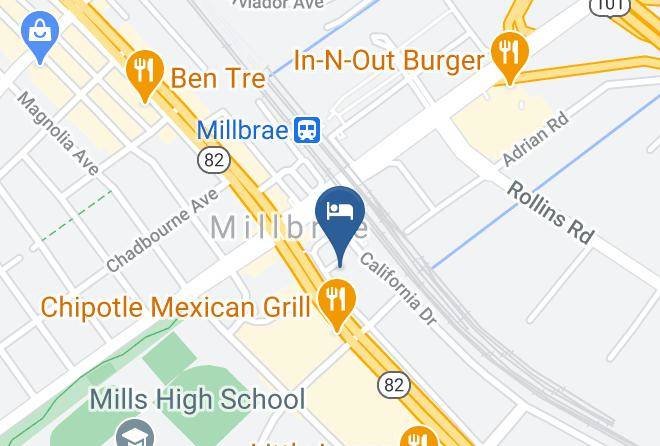 The Dylan Hotel At Sfo Map