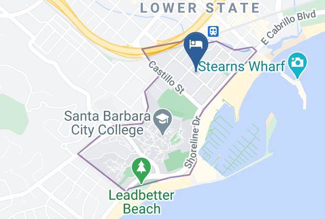 Santa Barbara - The Eagle Inn Maps