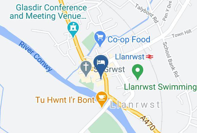 Conwy - The Eagles Hotel Maps