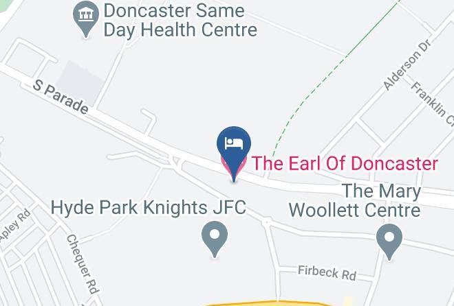 Doncaster - The Earl Of Doncaster Hotel Maps
