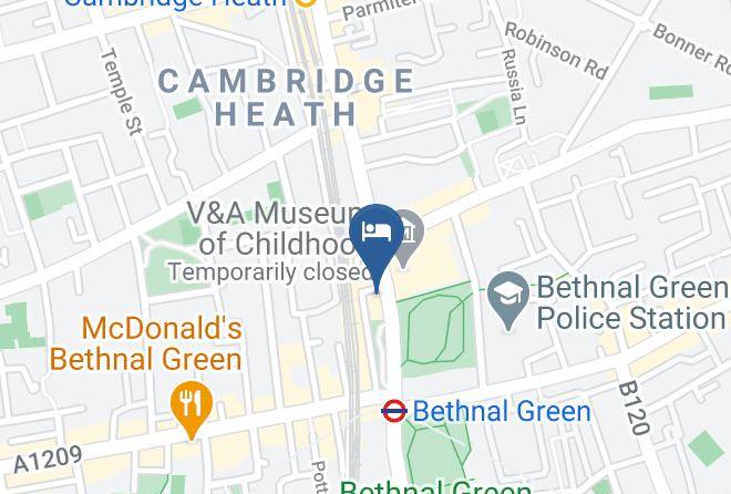 London - The East London Hotel Maps