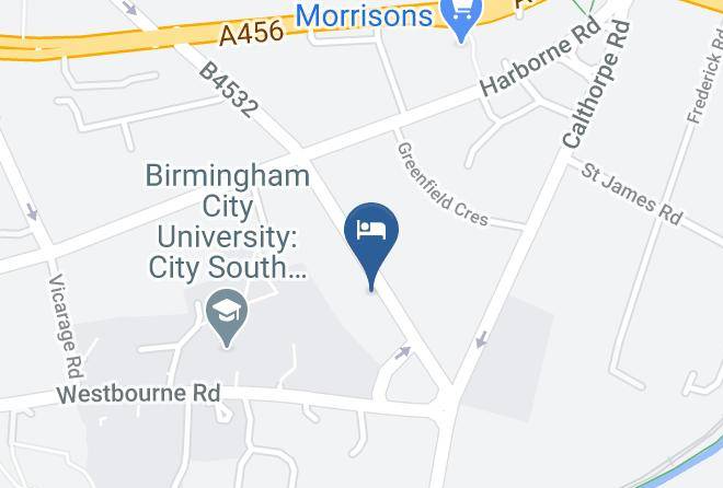 Birmingham - The Edgbaston Hotel Maps