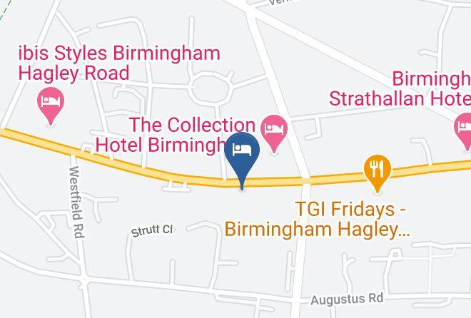 Birmingham - The Edgbaston Palace Hotel Maps