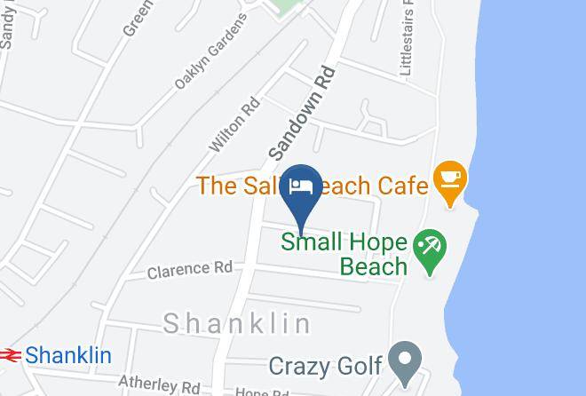 Isle Of Wight - The Edgecliffe Hotel Maps