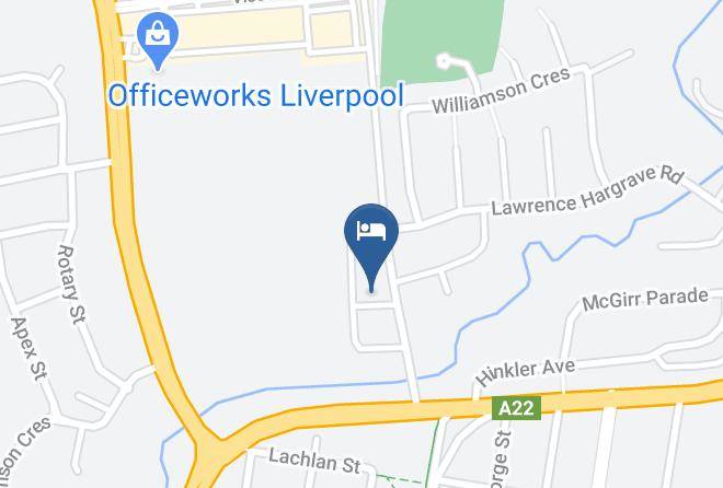 Liverpool - The El Toro Motor Inn Maps