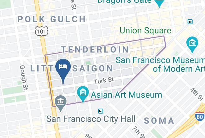 San Francisco - The Embassy Hotel Maps