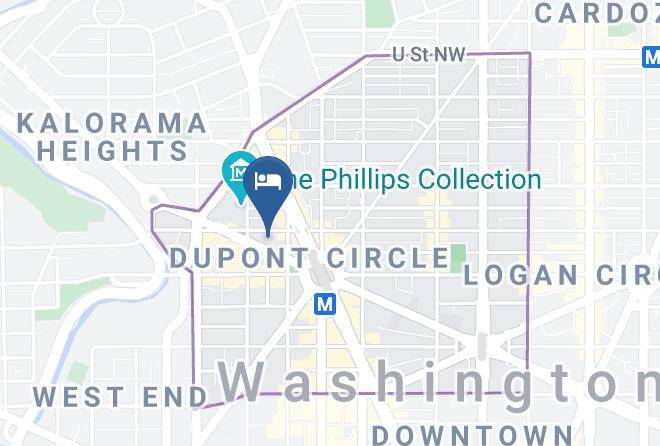 City Of Washington - The Embassy Row Hotel Maps