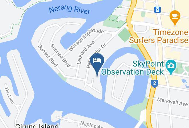 Gold Coast - The Emerald Surfers Paradise Maps