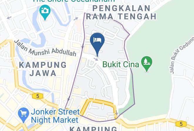 Melaka Tengah - The Emperor Hotel Malacca Maps
