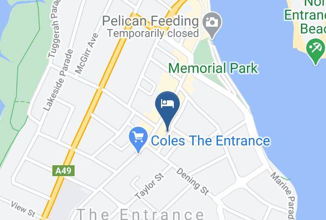 Central Coast - The Entrance Backpackers Maps