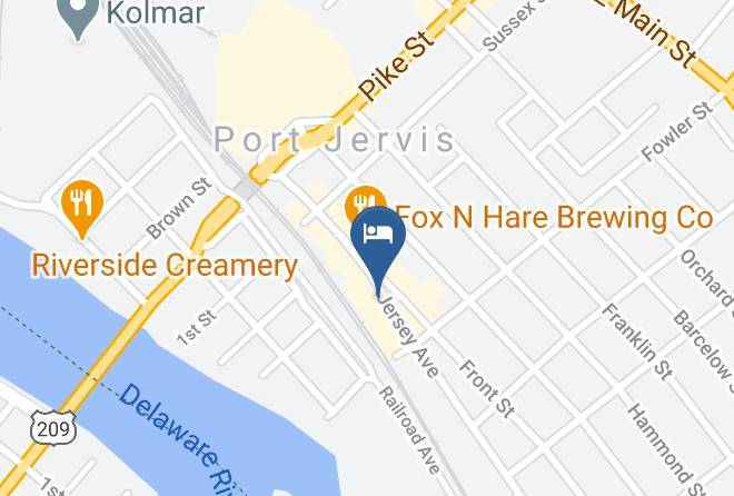 The Erie Hotel & Restaurant Map