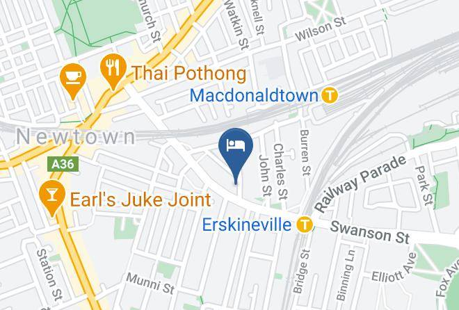 Sydney - The Erko Hotel Maps