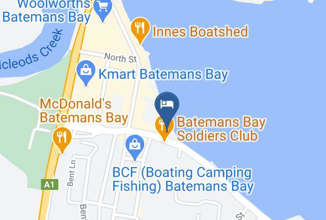 Eurobodalla - The Esplanade Motel Maps