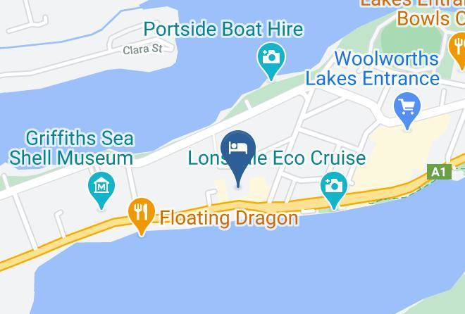 East Gippsland - The Esplanade Motel Maps