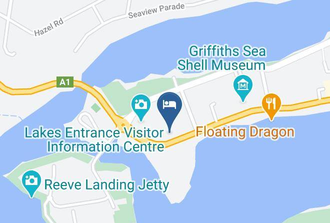 East Gippsland - The Esplanade Resort & Spa Maps