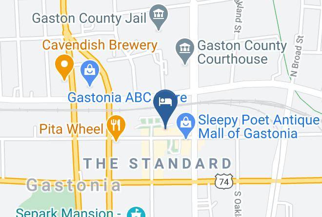 Gaston - The Esquire Hotel Downtown Gastonia Ascend Hotel Collection Maps