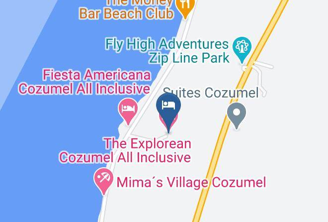 Cozumel - The Explorean Cozumel All Inclusive Maps