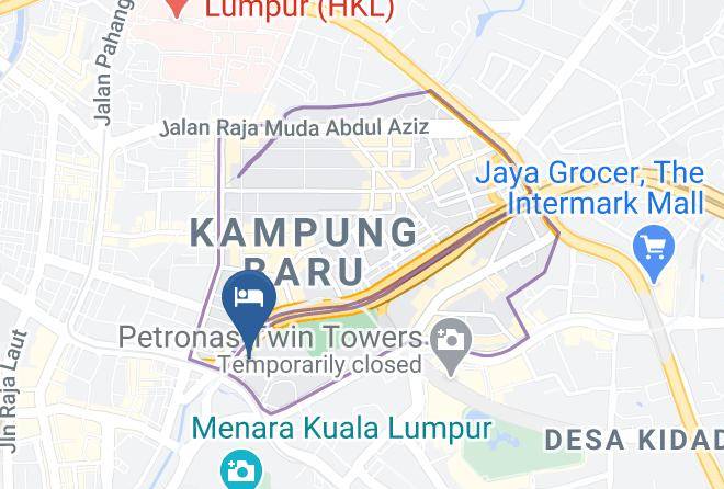 Kuala Lumpur - The Face Suites Maps
