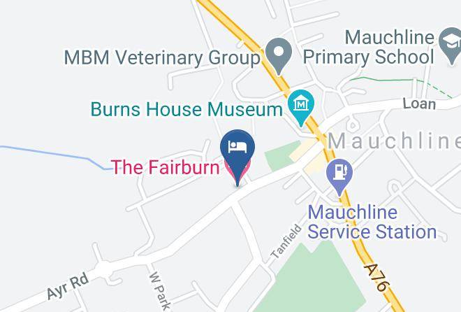 East Ayrshire - The Fairburn Hotel Maps