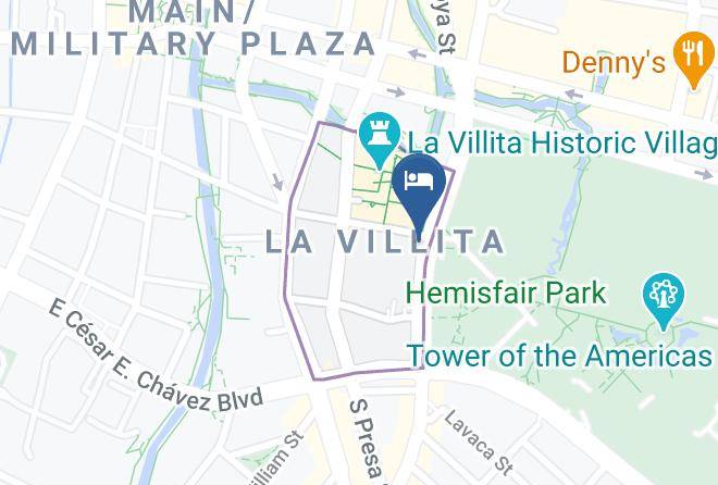 The Fairmount Hotel Map