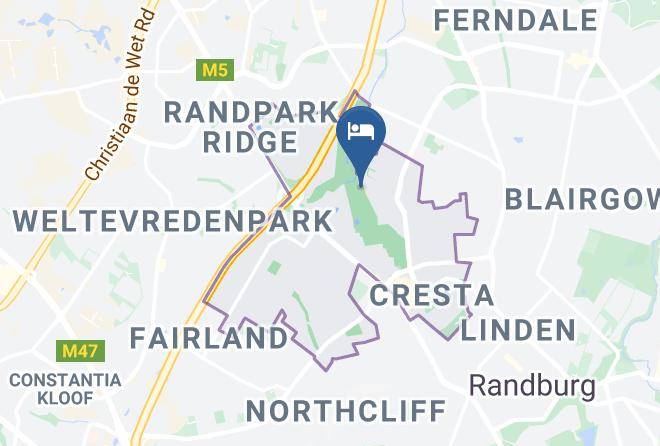 City Of Johannesburg - The Fairway Hotel Spa And Golf Resort Maps