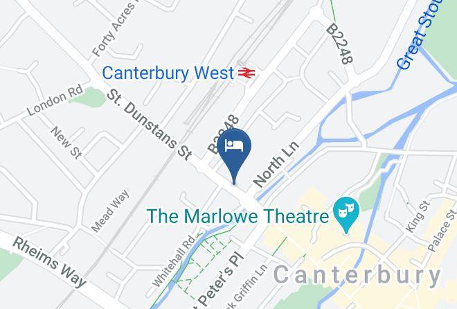 Kent - The Falstaff Hotel Canterbury Maps