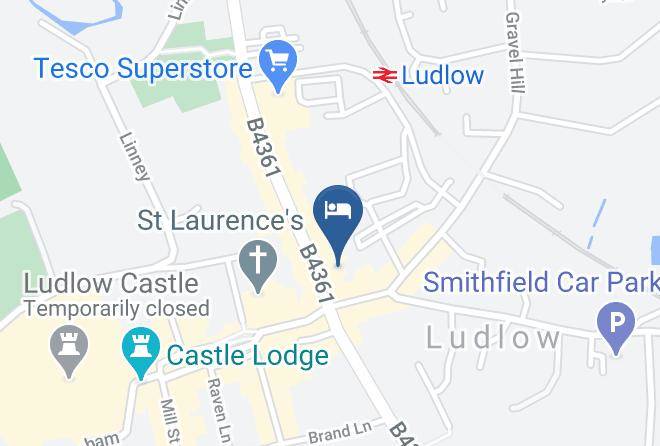 Shropshire - The Feathers Hotel Ludlow Maps