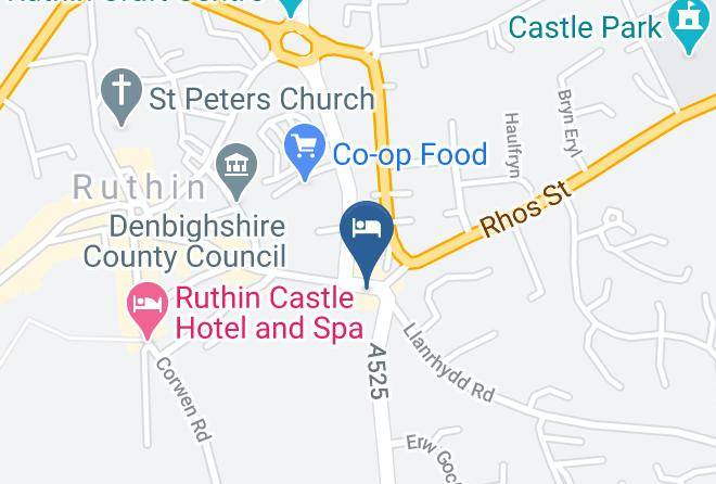 Denbighshire - The Feathers Y Plu Maps