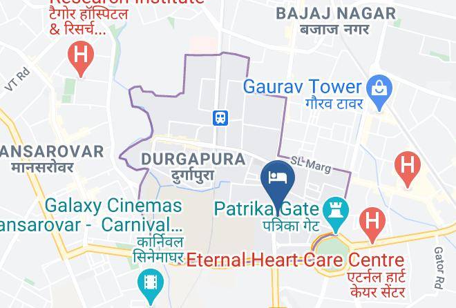 Jaipur - The Fern An Ecotel Hotel Jaipur Maps