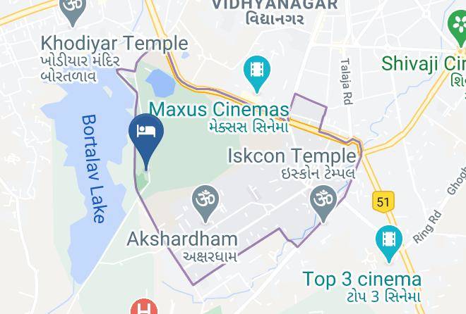 Bhavnagar - The Fern Bhavnagar Iscon Club & Resort Maps