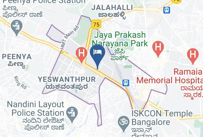 Bengaluru - The Fern Residency Yeshwanthpur Bangalore Maps