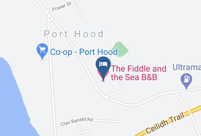 Inverness - The Fiddle And The Sea B&b Maps