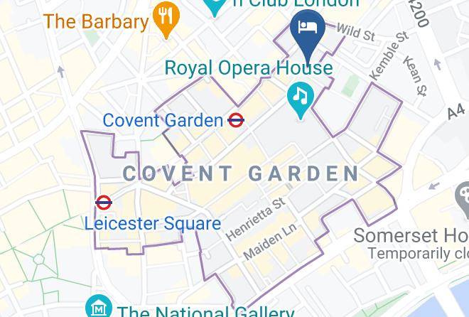 London - The Fielding Hotel Maps
