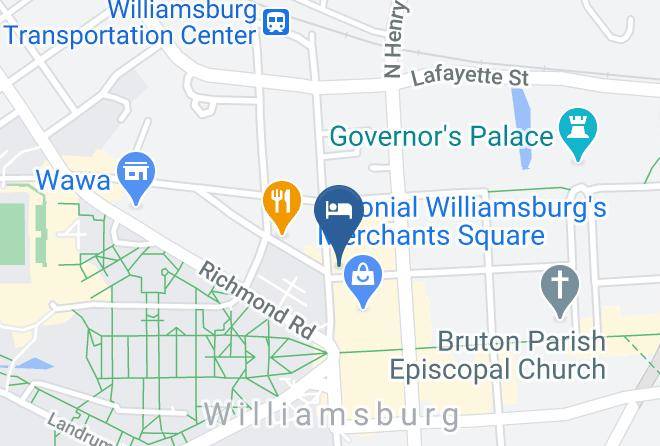 Williamsburg City - Fife And Drum Inn Maps