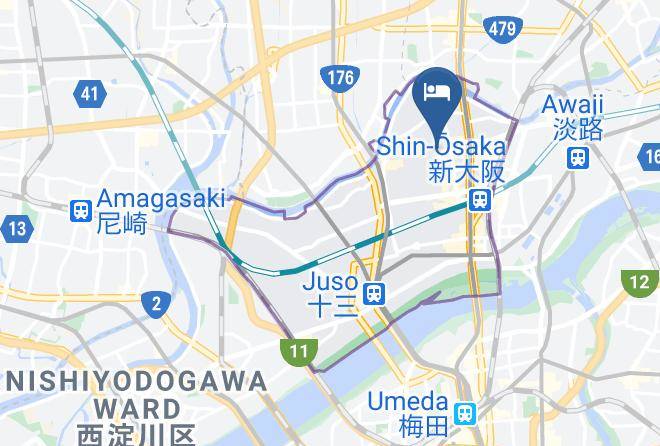 The First Shin Osaka Map