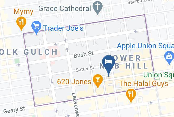 San Francisco - Fitzgerald Hotel San Francisco Maps