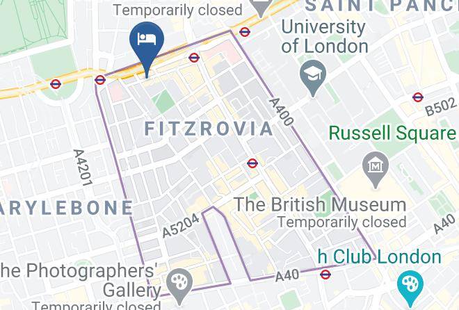 London - The Fitzroy Hotel Maps