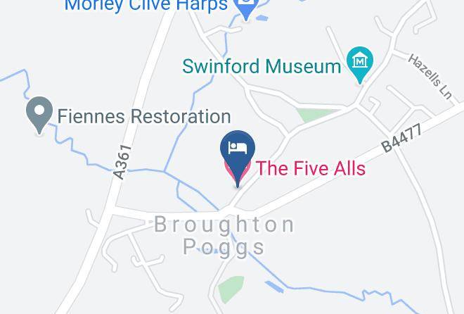 The Five Alls Map