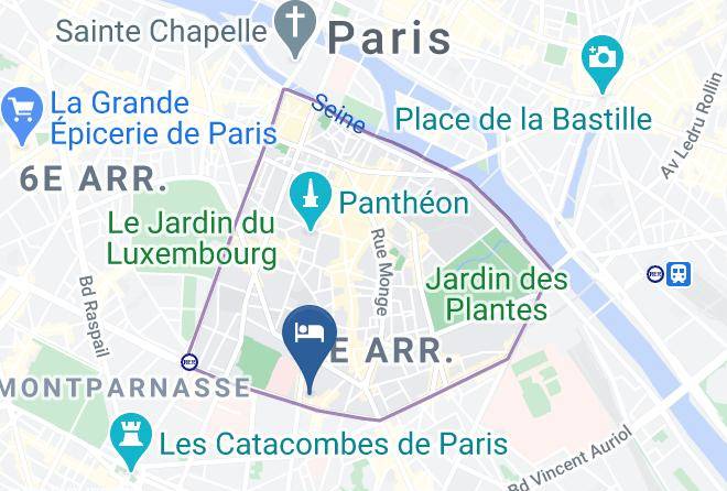 Paris - The Five Hotel Maps