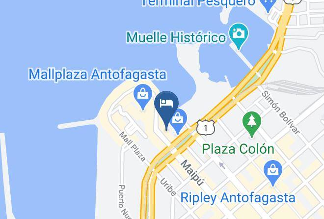 The Flat Antofagasta Map