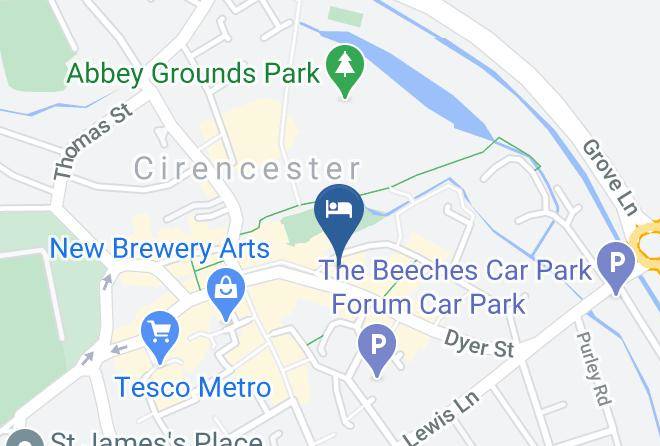 Glos - The Fleece At Cirencester Maps