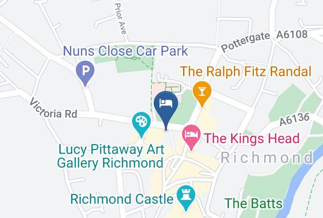 North Yorkshire - The Fleece Hotel Richmond Maps
