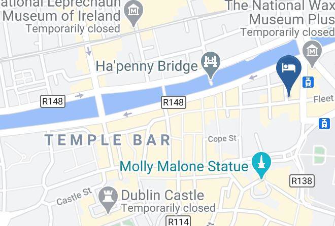 Dublin - The Fleet Hotel Temple Bar Maps