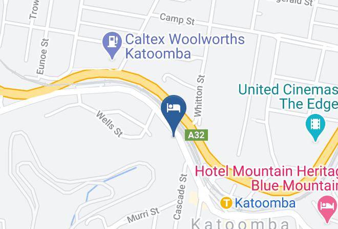 Blue Mountains - The Flying Fox Backpackers Maps