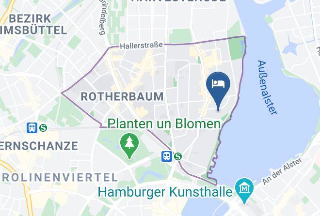 Stadt Hamburg - The Fontenay Hamburg Maps